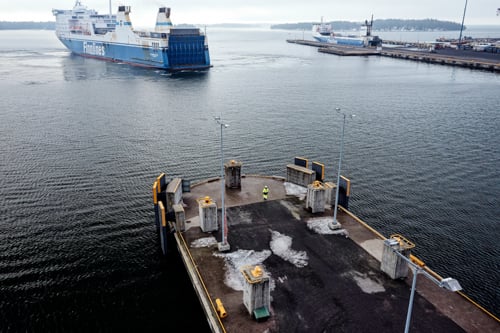 työturvallisuus vaativissa ympäristöissä esimerkiksi satama-alueella on ennakointia Kuva Mikko Törmänen