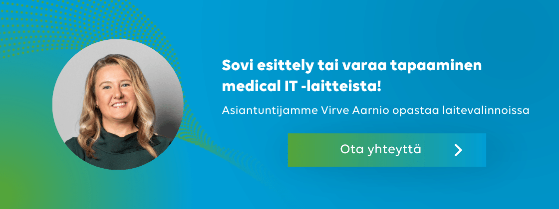 sovi esittely medical it -laitteista Virve Aarnion kanssa