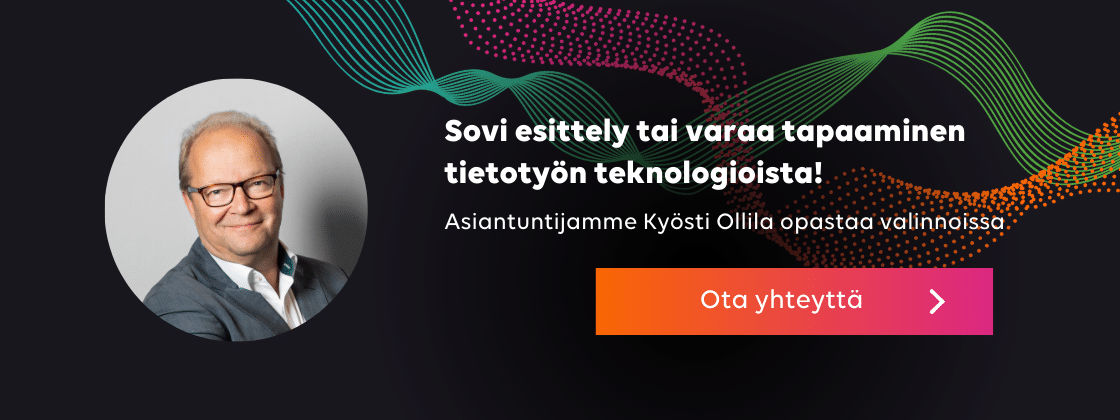 sovi esittely tietotyön teknologioista Kyösti Ollilan kanssa