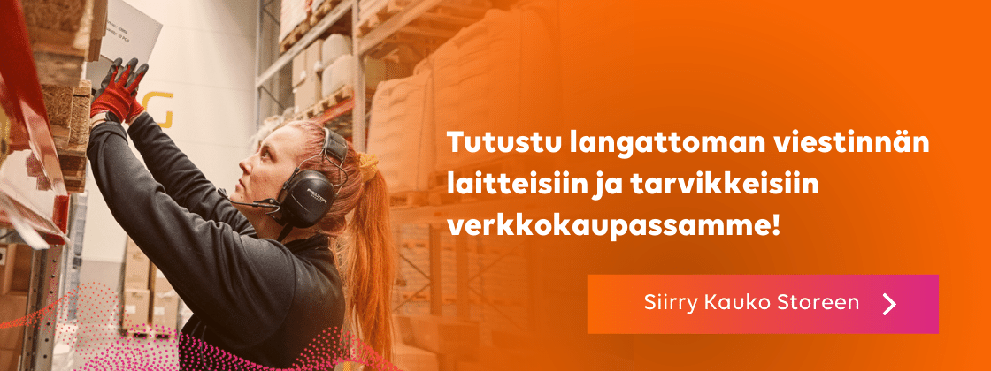 tutustu langattoman viestinnän laitteisiin Kaukon verkkokaupassa