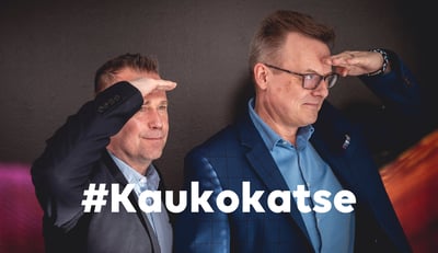 Kaukokatse videokeskustelu Vesa Siitari ja Juha Rytkönen