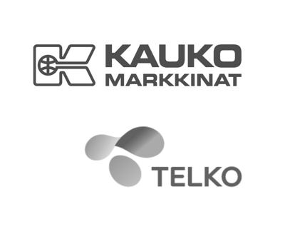 Kaukomarkkinat-ja-Telko-logot-harmaasävy