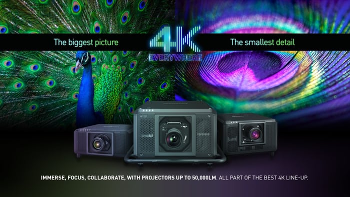 Panasonic 4K-laserprojektorit aina 50 000 lumeniin saakka Kuva Panasonic