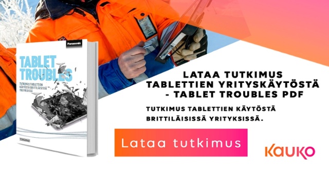 Lataa tutkimus tablettien yrityskäytöstä.